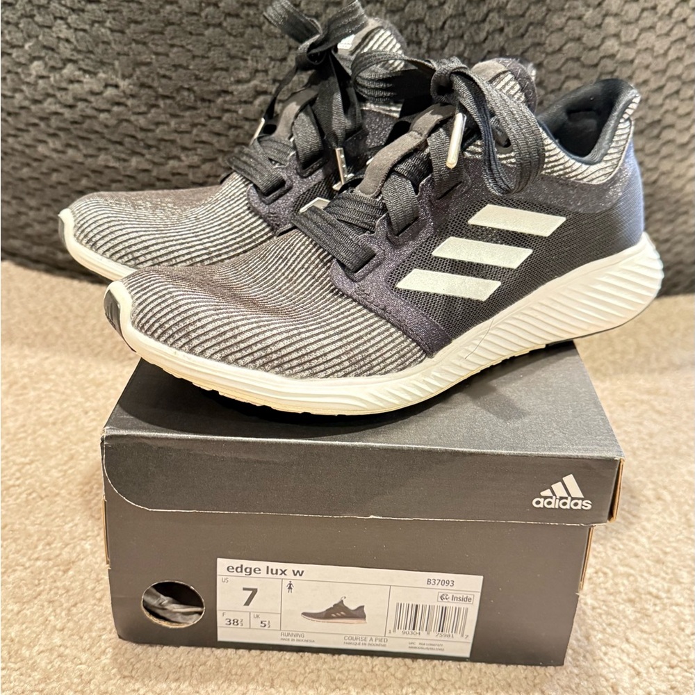 Adidas WMS Edge Lux Blk/SLV Sneakers-Sz 7